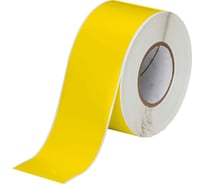 Этикетка МАРКЕРПРОМ LAB-T-50x20m-101Y-1 желтый полиэстер глянцевый с усил. клеем, ширина 50мм, в рулоне 20 п.м., втулка 40 мм (совместима с SPT-50/50) mpr02206