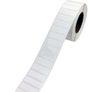 Этикетка МАРКЕРПРОМ LAB-T-30x10-141-1-1,5(40) белый матовый винил, контроль вскрытия-скорлупка, 30х10 мм, в рулоне 1500 шт., втулка 40 мм (совместима с SDS-30x10) mpr03017