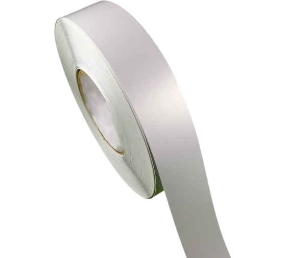 Этикетка МАРКЕРПРОМ LAB-T-20x20m-816-1 серебристый полиэстер стойкий матовый с усил. клеем, ширина 20мм, в рулоне 20 п.м., втулка 40 мм (совместима с SPT-20/20) mpr02198