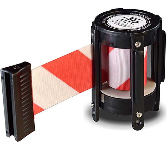 Кассета с вытяжной RUSBARRIER 3-метровой синей лентой KVL-03 red/white