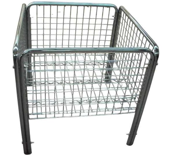 Корзина для распродаж T-ROLL 75х75х75см хром TRPC-005