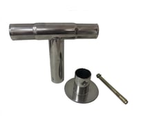 Отбойник T-ROLL D-38мм промежуточный нерж. TRB-02