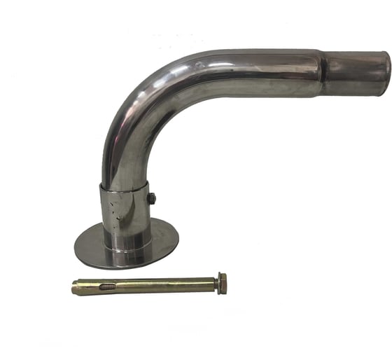 Отбойник T-ROLL D-38мм завершающий нерж. TRB-01