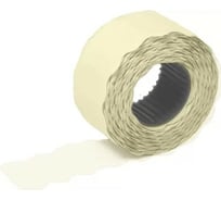 Этикет-лента STAFF EVERYDAY 22х12 мм волна, белая, комплект 100 рулонов по 800 шт. 128451