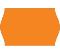 Этикет-лента BRAUBERG 22х12 мм, оранжевая, комплект 5 рулонов по 800 шт. 123574