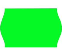 Этикет-лента BRAUBERG 22х12 мм, зеленая, комплект 5 рулонов по 800 шт. 123575