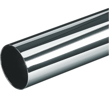 Труба Локри D-25 мм, L-1000 мм, хром Т-25-1