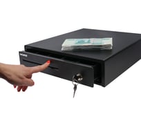 Денежный ящик DORS СТ40 с открыванием Push-On черный SYS-052823