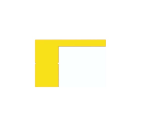 Этикетка для кабеля и провода SOFMIX желтая, 70х105 мм, 250 шт./рулон, вт. 40 мм 2710525