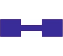Этикетка для кабеля и провода SOFMIX синяя, 30х105 мм, 500 шт./рулон, вт. 40 мм 631055