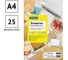 Белые самоклеящиеся этикетки OfficeSpace А4, 25л., 12 фр., 105х48, 70г/м2 16218 2