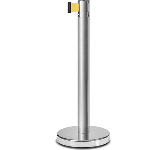 Cтойка с лентой 3 метра RUSBARRIER BSLN-226323 yellow