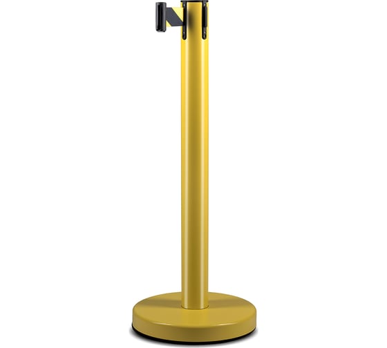 Cтойка RUSBARRIER с лентой 5 метров BSLN-327635 YELLOW yellow/black