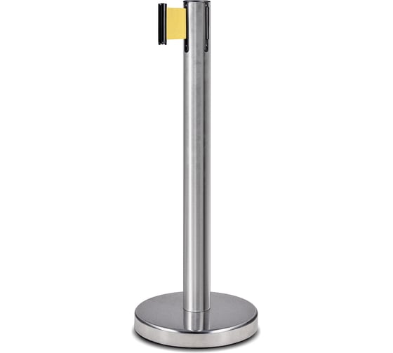 Cтойка с лентой 5 метров RUSBARRIER BSLW-227625 yellow