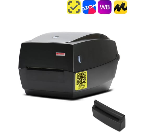 Принтер этикеток MERTECH TLP100 TERRA NOVA с отрезчиком (Ethernet, RS232, USB) black 4615