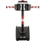 Стойка ограждения с двумя лентами Rusbarrier AEROBARRIER-2 BLACK red/white 20м 4