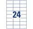 Самоклеящиеся этикетки Avery Zweckform Европа-100 уни-ые 70x37 мм белые 18 л ELA011-18 1