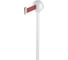Стойка ограждения с лентой Rusbarrier SPHEREBARRIER WHITE red 3м 2