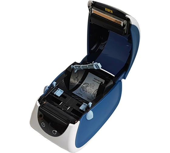 Принтер этикеток Mercury MERTECH LP58 EVA RS232, USB, white & blue 4584
