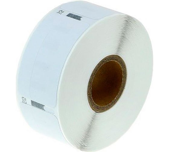 Лента Vell VL-D-11355/S0722550 (19 х 51 мм, белая) для Label Writer 400/450/450 Turbo 329776