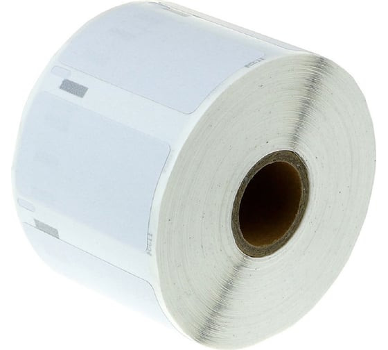 Лента Vell VL-D-11354/S0722540 (57 х 32 мм, белая) для Label Writer 400/450/450 Turbo 329775 1