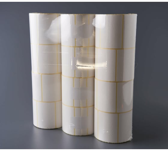 Самоклеящиеся термоэтикетки PACK INNOVATION ЭКО 58x40 мм, 500 накл., 40 мм втул., 20 шт. IP0TE0058.40-20 1