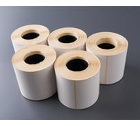 Самоклеящиеся термоэтикетки PACK INNOVATION ЭКО 75x120 мм, 300 накл., 40 мм втул., 5 шт. IP0TE0075.125-5