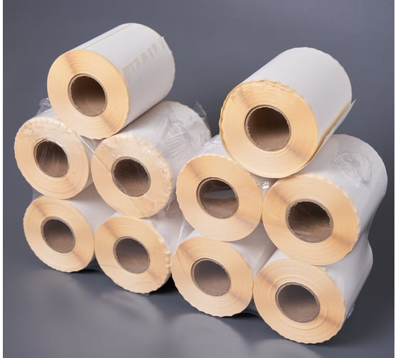 Самоклеящиеся термоэтикетки PACK INNOVATION ЭКО 100x150 мм, 300 накл., 40 мм втул., 10 шт. IP0TE001015.300-10