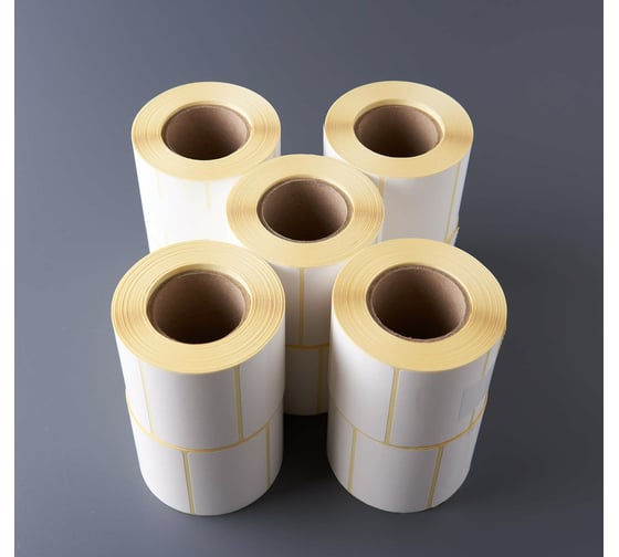 Самоклеящиеся термоэтикетки PACK INNOVATION ЭКО 58x40 мм, 500 накл., 40 мм втул., 10 шт. IP0TE0058.40-10 1