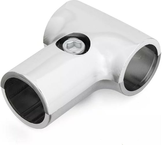 Усиленный соединитель 2-х труб Т-образно Palladium JF-09 CP СТ-00001044 1
