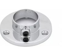 Держатель мебельной штанги Palladium удлиненный, d 25 мм, JF-49 CP 2 шт. СТ-00001084