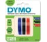 Лента для механических принтеров Dymo S0847750 9 мм, 3 м, пластик, черн., син., красн., 3 шт. блистер DYMO146079 1