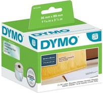 Адресные этикетки Dymo S0722410 36x89 мм, 260 штук в рулоне, прозрачные, пластиковые DYMO99013