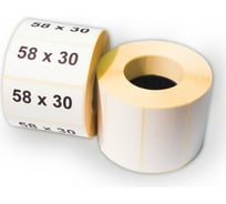Этикетка SOFMIX 3116 ТТ бумага ПЛГ, 58x30 мм, 900 шт. в рул, втулка 40 мм TТ-11-3116-0.9-2-0