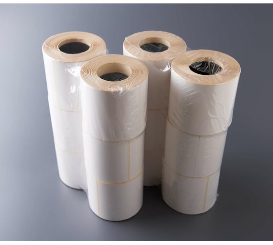 Самоклеящиеся термоэтикетки PACK INNOVATION ЭКО 58x40 мм, втул. 40 мм, 500 накл., 4 шт. IP0TE0058.40-4