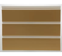 Торговая панель AGIS ПВХ, 240х1200х16 мм, золото, 10 шт. 10.06.16.24.120