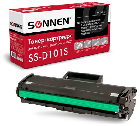 Лазерный картридж SONNEN SS-D101S для SAMSUNG ML2160-2168/SCX-3400/05-07, 362435