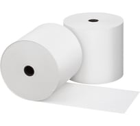 Ролики для касс ООО Комус 80 мм, 20 м, вт.12, т/б, 48 гр/м2, 16 шт., спайка 1554753