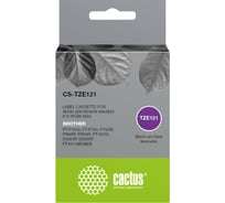 Ленточный картридж CACTUS CS-TZE121 черный для Brother PT-P1010, PT-P700, P750W, P900W, P950 1720897