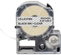 Ленточный картридж CACTUS CS-LK3TBN черный для Epson LW300/LW400/LW700/LW600P/LW1000P/K400/Z700/Z900 1912276