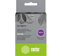 Ленточный картридж CACTUS CS-TZE731 черный для Brother PT-P1010, PT-P700, P750W, P900W, P950 1720900