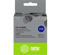 Ленточный картридж CACTUS CS-LK4SBE черный для Epson LW300/LW400/LW700/LW600P/LW1000P/K400/Z700/Z900 1912278