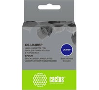 Ленточный картридж CACTUS CS-LK3RBP черный для Epson LW300/LW400/LW700/LW600P/LW1000P/K400/Z700/Z900 1912282