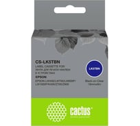 Ленточный картридж CACTUS CS-LK5TBN черный для Epson LW400/LW700/LW600P/LW1000P/K400/Z700/Z900 1912296