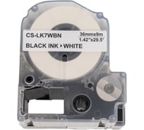 Ленточный картридж CACTUS CS-LK7WBN черный для Epson LW1000P/Z700/Z900 1912305