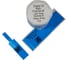 Этикетка для Puty Vell PT-50DC/PT-82DC 30 мм х 45 мм х 50 мм, синие, F-образные, 80 шт 535103 1