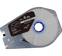 Лента Vell-1106S (металлизированный, ширина 6 мм, длина 30 м) для Canon MK1500/MK2500/MK2600/MK3000/MK5000/Partex T800/1000/T2000 301576