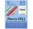 Атласная лента Vell VL-R234CH (с чипом, 12 мм, золотой на белом) для Puty PT-100E/100ECH/Brother D200/E110/ D600/E300/P700/E550/P900 1350696 1