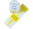 Этикетка для Puty Vell PT-50DC/PT-82DC 38 мм х 25 мм х 35 мм, жёлтые, T-образные, 100 шт 438501 1