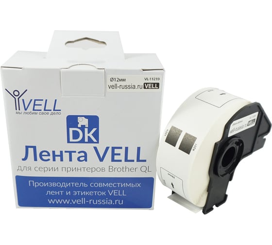 Лента Vell VL-B-DK 11219 (Brother DK11219) для QL570/710W/720NW/800/810W/820NW 377634 1